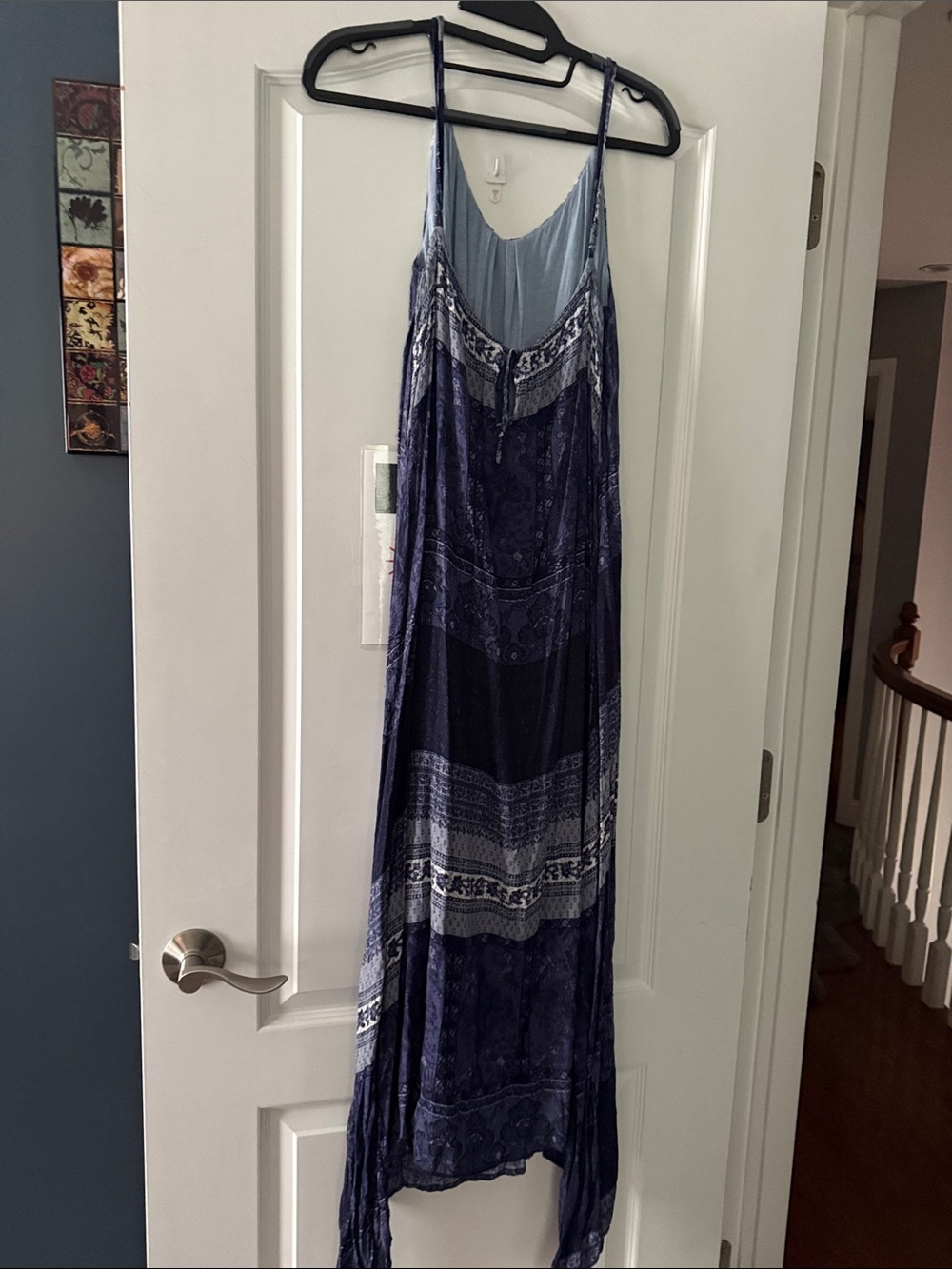 Patterned Maxi Slip Dress - Picture 2 of 3